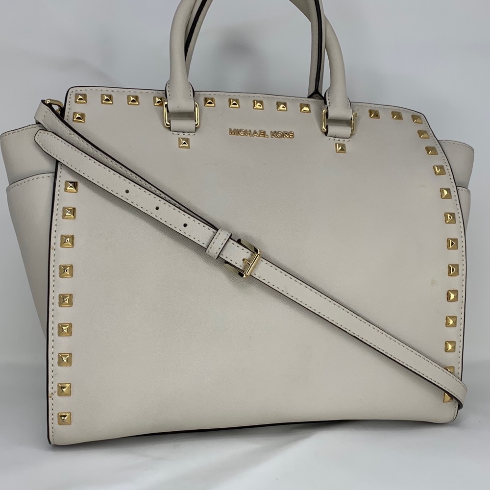 Michael Kors Selma Stud Large NS Saffiano Leather
